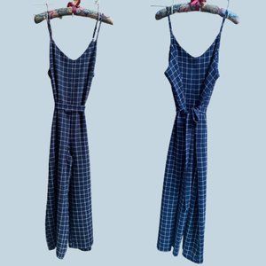 Monteau Los Angeles Navy Jumpsuit - Women's Size L - Never Worn